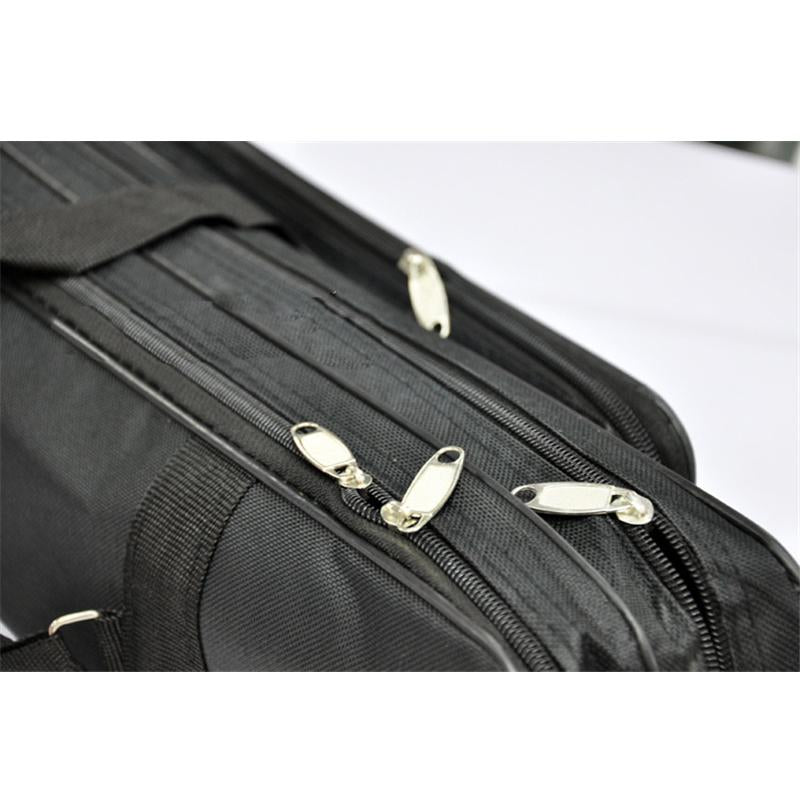 Oxford Cloth Fishing Bag 70cm( 27.9 inches) Double Layer Fishing Rod Bag with Side Zipper