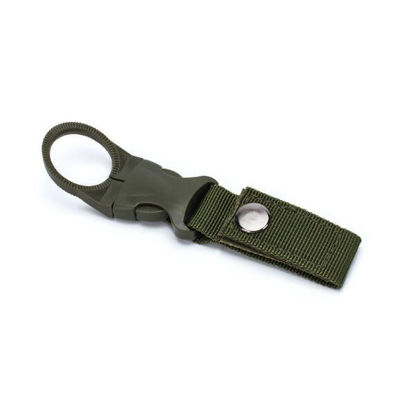Nylon Molle Webbing Water Bottle Carabiner BeltBackpack Hanger Hook