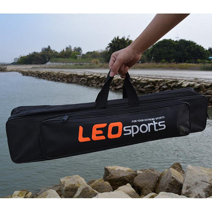 Oxford Cloth Fishing Bag 70cm( 27.9 inches) Double Layer Fishing Rod Bag with Side Zipper