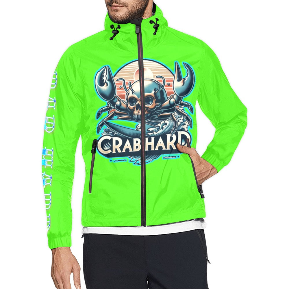 13 oz  Surf's Up Unisex Hooded Windbreaker