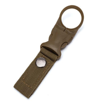 Nylon Molle Webbing Water Bottle Carabiner BeltBackpack Hanger Hook
