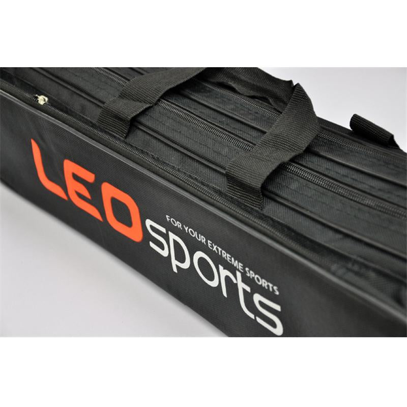 Oxford Cloth Fishing Bag 70cm( 27.9 inches) Double Layer Fishing Rod Bag with Side Zipper