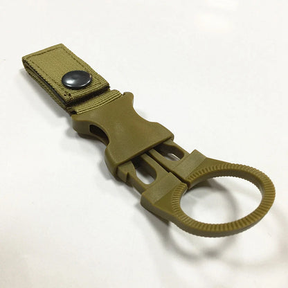 Nylon Molle Webbing Water Bottle Carabiner BeltBackpack Hanger Hook